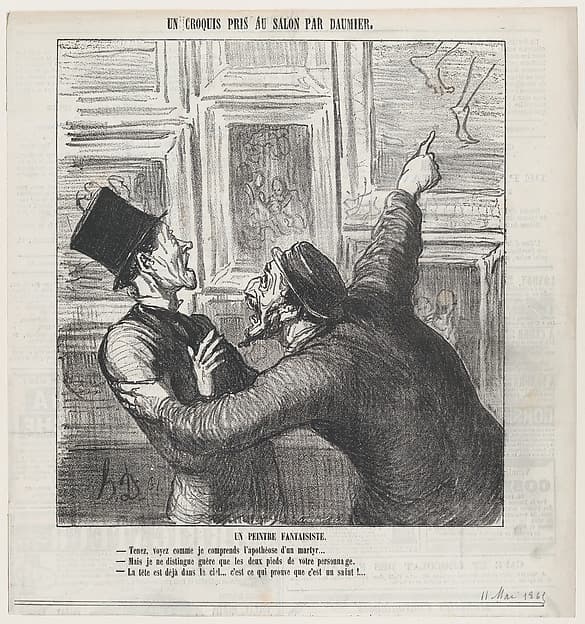 Honoré Daumier. Fantastic Artist, from the Salon Sketches series