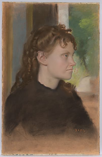 Edgar Degas. Madame Théodore Gobillard (Yvonne Morisot)
