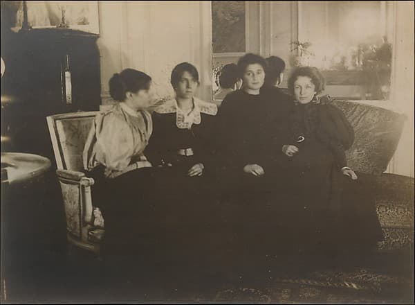 Edgar Degas. Paul Gobillard, Jeanne Gobillard, Julie Manet and Genevieve Mallarme