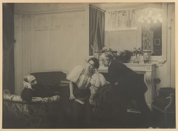 Edgar Degas. Paul Puyo, Madame Arthur Fontaine and Degas