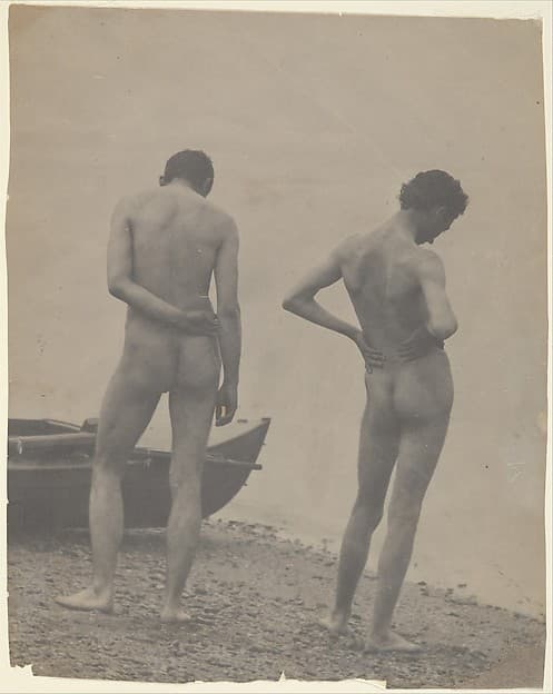 Thomas Eakins. Thomas Eakins and John Laurie Wallace on the Beach