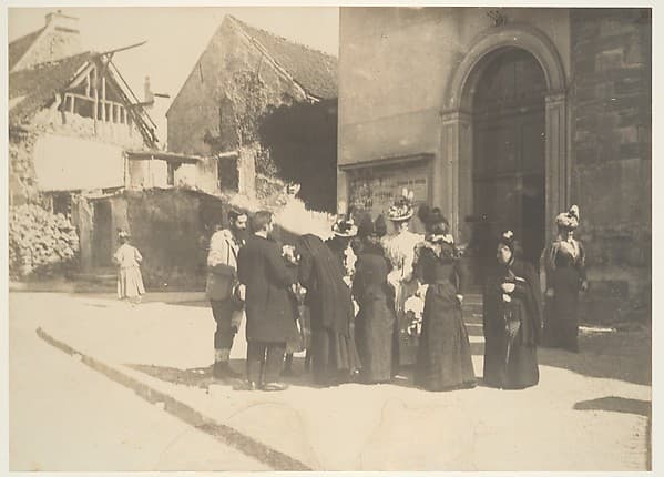 Edgar Degas. Street Scene in La Queue-en-Brie