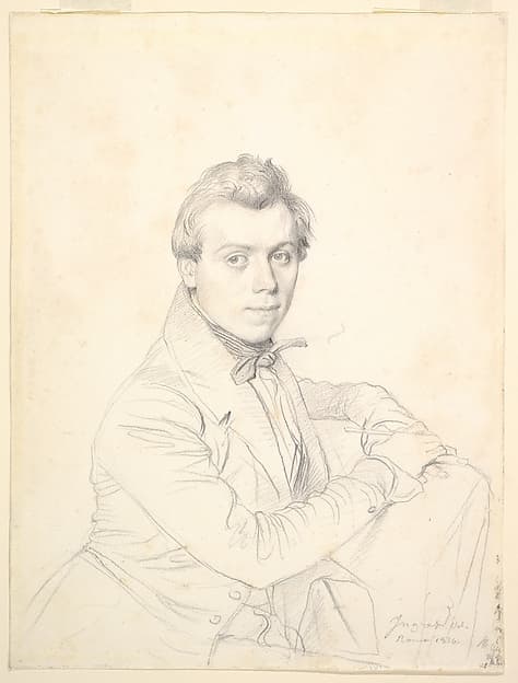 Jean-Auguste-Dominique Ingres. Architect Charles-Victor Famin