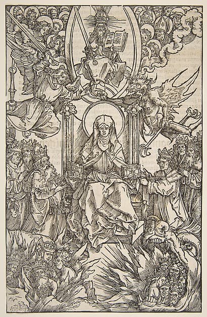 Albrecht Dürer. Illustration to the Revelations of St. Bridget