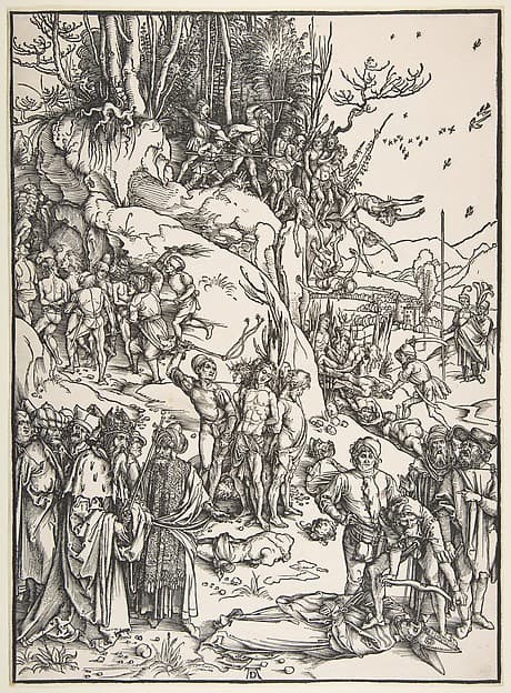 Albrecht Dürer. The Martyrdom of the Ten Thousand Christians