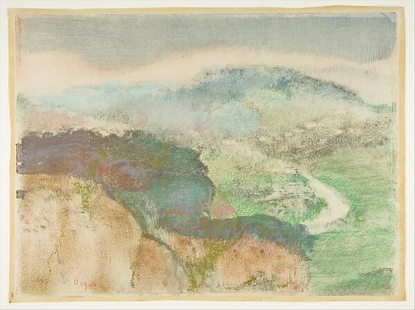 Edgar Degas. Landscape