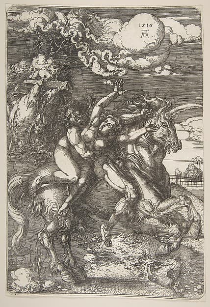 Albrecht Dürer. The Abduction of Proserpina