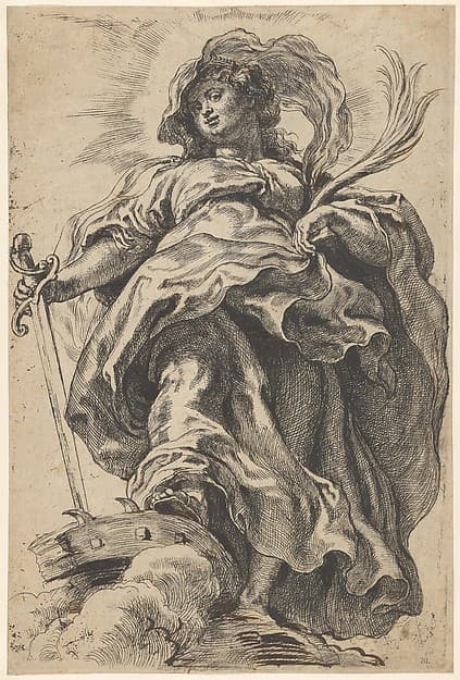 Peter Paul Rubens. Saint Catherine of Alexandria