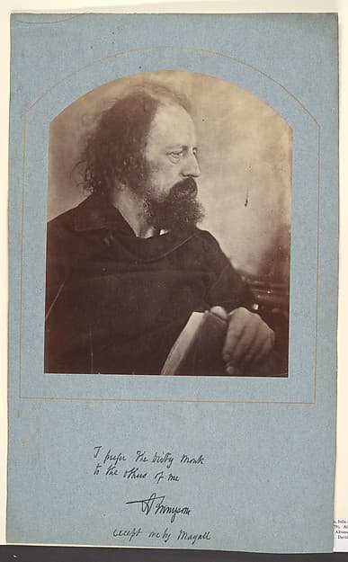 Julia Margaret Cameron. Photograph "Alfred, Lord Tennyson"