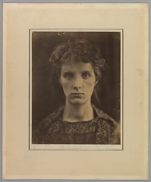 Julia Margaret Cameron. Photograph "Cassiopeia"