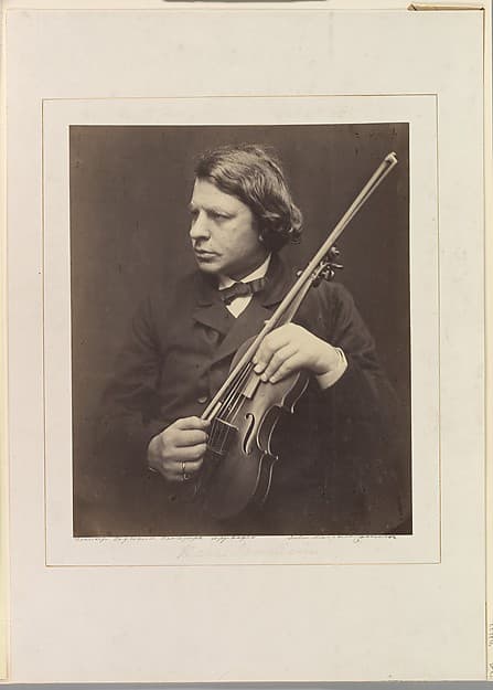 Julia Margaret Cameron. Photograph “Herr Joachim”