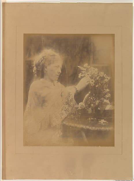 Julia Margaret Cameron. Photograph "Mrs. Halford Vaugham, Freshwater"