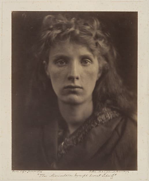 Julia Margaret Cameron. Photograph "The Mountain Nymph Sweet Liberty"