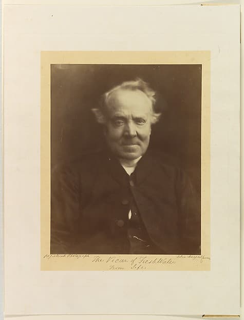 Julia Margaret Cameron. The Vicar of Freshwater