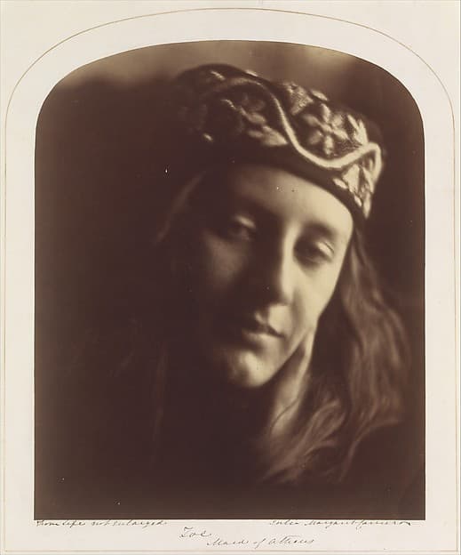 Julia Margaret Cameron. Photograph «Zoe, Maid of Athens»