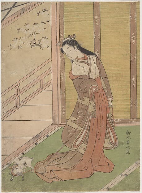 Suzuki Harunobu. Onna San no Miya (the Third Princess)