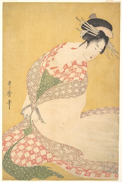 Kitagawa Utamaro. The Outer Robe