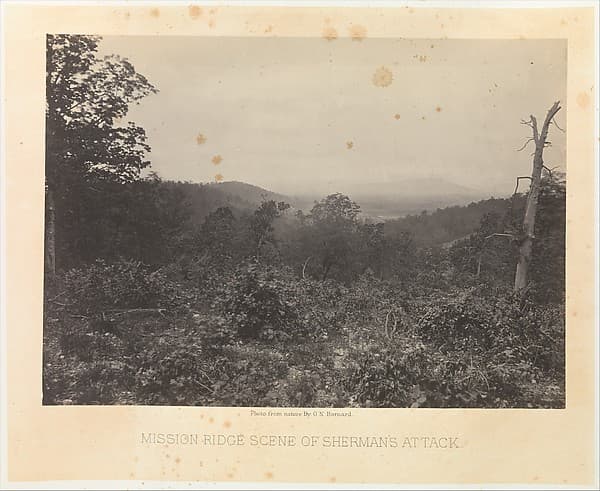 George N. Barnard. Photograph "Lu-La Lake, Lookout Mountain"