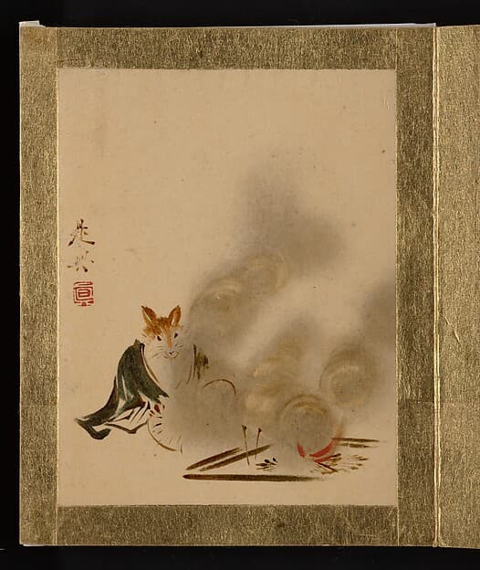 Shibata Zeshin. Fox by Mystic Fire