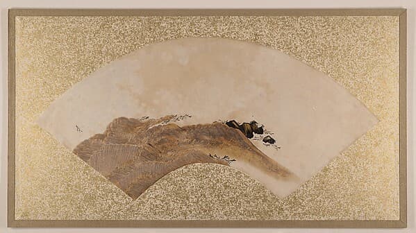 Shibata Zeshin. Waves and Rocks