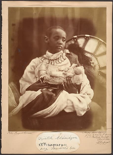 Unknown artist. Déjatch Alámayou, King Theodore's Son