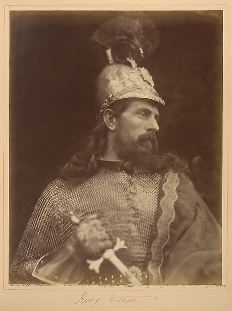 Unknown artist. Photograph "King Arthur"