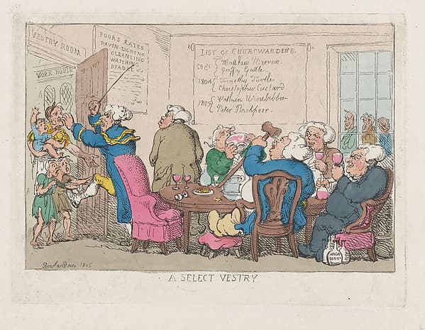 Thomas Rowlandson. A Select Vestry