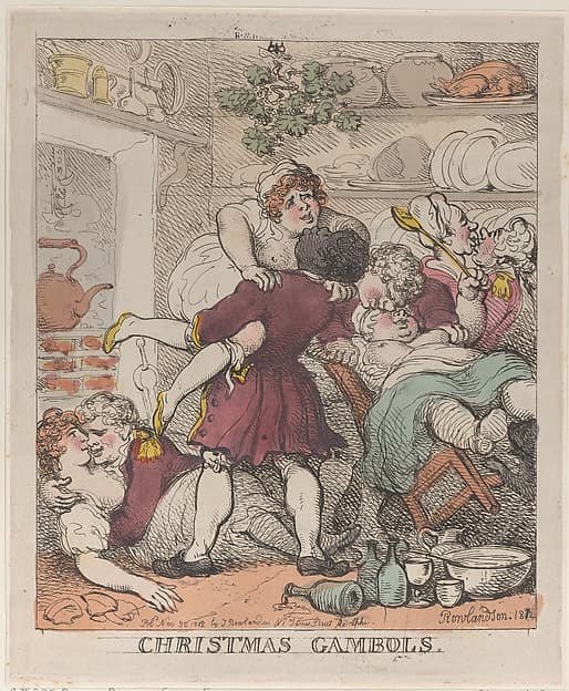 Thomas Rowlandson. Christmas Gambols