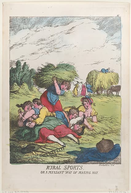 Thomas Rowlandson. Rural Sports, or a Pleasant Way of Making Hay