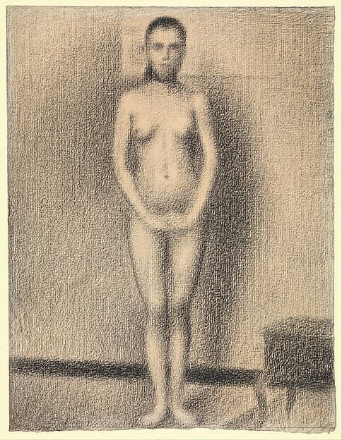 Georges Seurat. Study for "Poseuses"