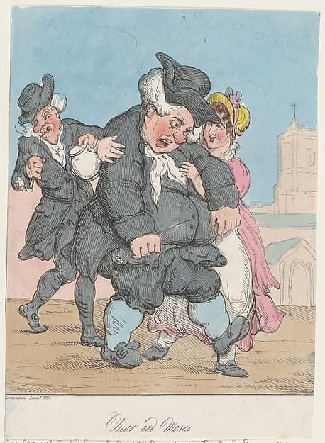 Thomas Rowlandson. Vicar and Moses