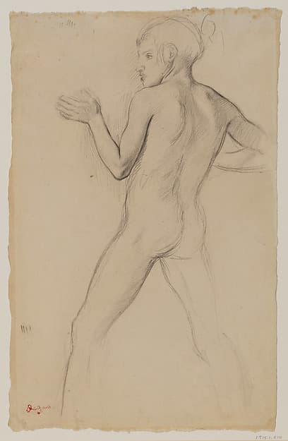 Edgar Degas. Youth in an Attitude of Defense